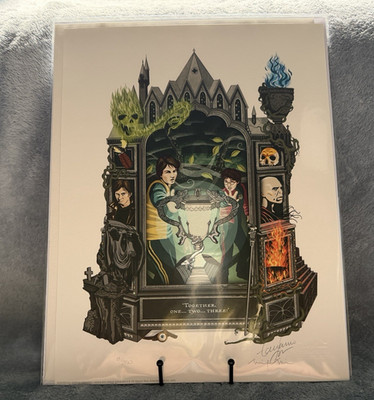 MinaLima Harry Potter Together One Two Three Signed Print 8/250 COA