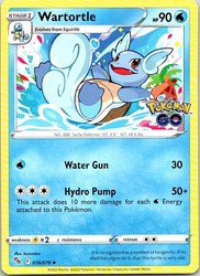 Wartortle 016/078 Pokémon GO Uncommon