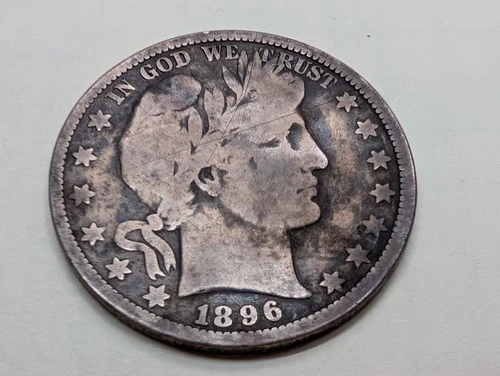 1896O Barber Half Dollar 50c 260317