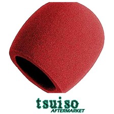 Protective Red Foam Microphone Windscreen: Enhance Vocal Performance Hygiene