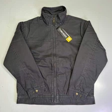 DRI DUCK Canvas Comfort Maverick Workman Jacket Men's Sz XL Charcoal 5028