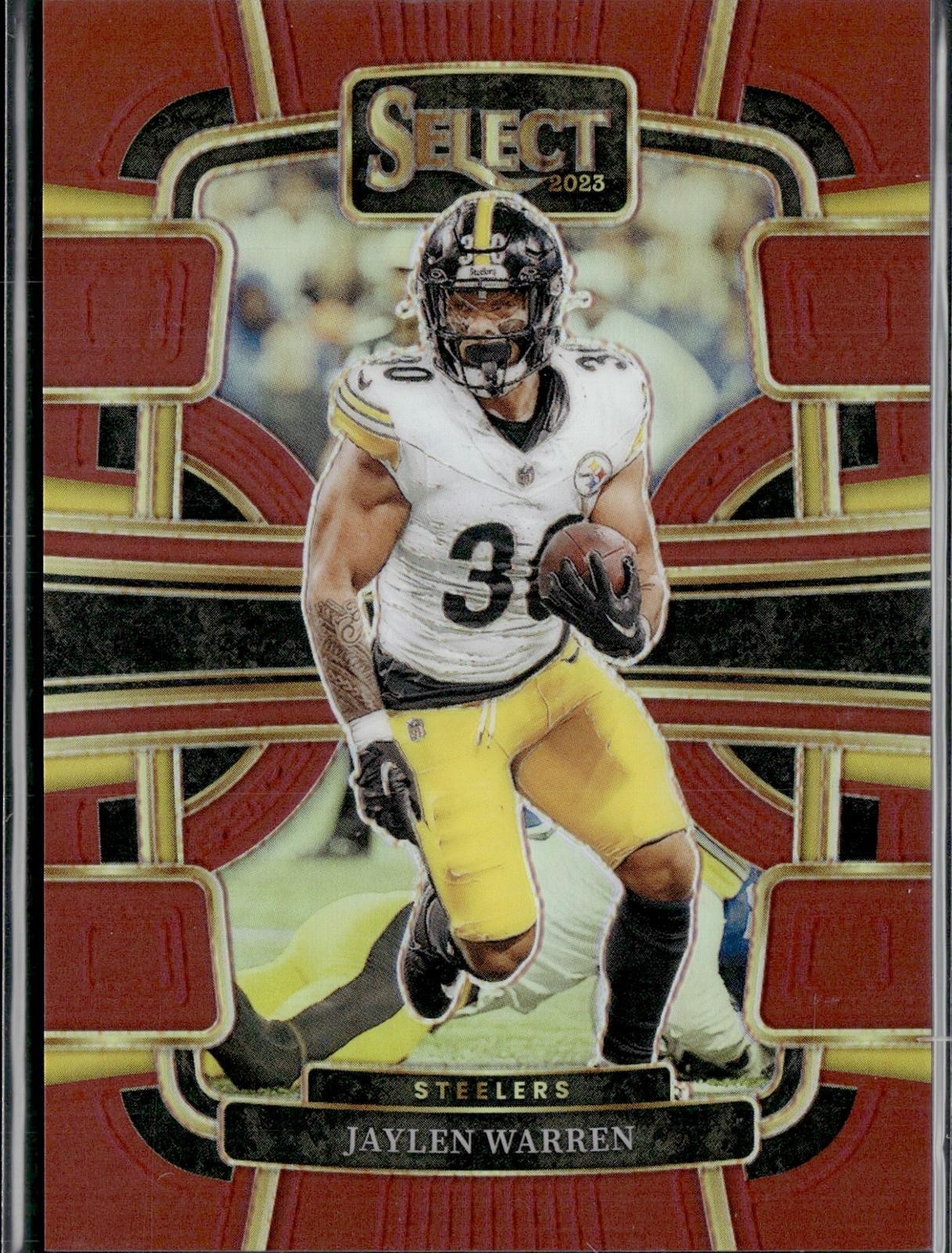 2023 Panini Select Jaylen Warren Maroon Prizm /149 #82 Pittsburgh Steelers