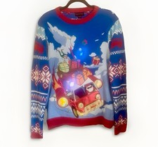 Light Up Ugly Christmas Sweater Large Blizzard Bay