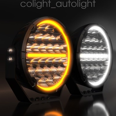 2x Colight LED Fernscheinwerfer SIBERIA NR 7'' LED 9-32V 950W 1Lux @1400/ Ref.30