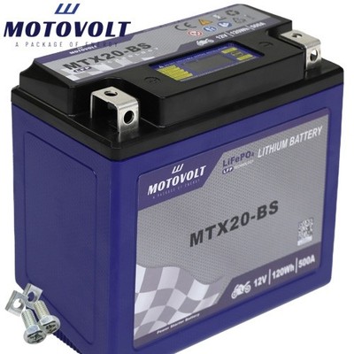 Batterie für Arctic Cat Alterra 600 SE 4WD EPS 2022 motoVolt Lithium YTX20H-BS