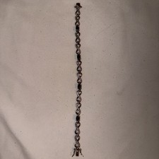 925 Sterling Silver Infinity Heart Black Ston...