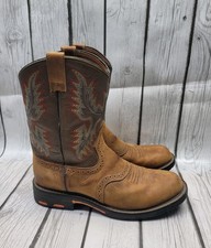 ARIAT Workhog Western Work Boots Youth Boys 6 Fits Womens 8 Round Toe 10007836
