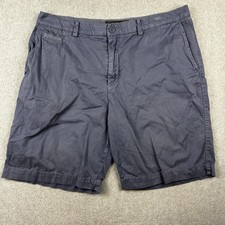 Quiksilver Waterman Shorts Mens 38 Blue Chino Cotton Casual Walk AQMWS03041