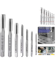Complete HSS 6542 Left Hand Thread Tap Set – 7pcs for All Machining Needs