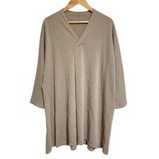 JURGEN LEHL V-neck tunic top J0103UB011 Size M Gray Women USED