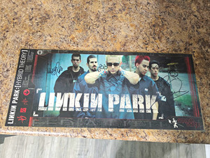 Linkin Park Hybrid Theory Autographed Poster Signed w/Chester Bennington