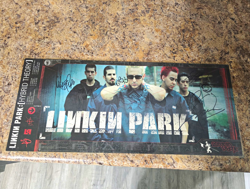 Linkin Park Hybrid Theory Autographed Poster Signed w/Chester Bennington