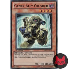 Yugioh Genex Ally Crusher HA04-EN039 Super Rare 1st Edition LP