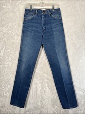 Vintage Wrangler Creased Jeans Mens Fits 33x34 Cowboy Cut 13MWZ USA Made 2