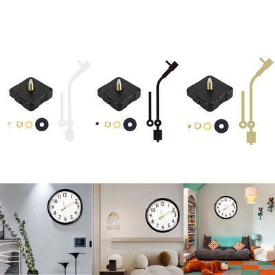 Silent Quartz Clock Mechanism Repair Kit Tools and Hands for Easy