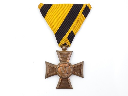 Original WWI Imperial Austrian Longer Service Cross 6-Years