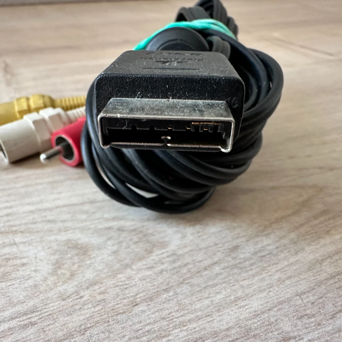 SONY PlayStation PS1 PSOne PS2 RCA Cable Oficial de Audio Vídeo