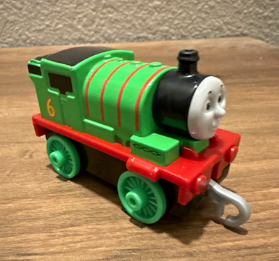 Fisher-Price Thomas & Friends Percy Engine #6 Green Metal Locomotive FWK03
