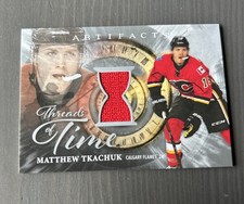 2025-26 UD Artifacts Hockey  Threads of Time Game Worn Jersey Matthew Tkachuk
