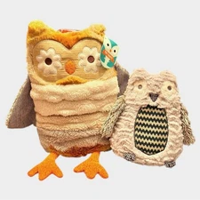 PIER 1 Plush Owl Throw Pillow Set - Sophie NWT, Other In Excellent Condition.