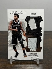 2017-18 Panini Flawless Dual Patch /25 Spencer Dinwiddie #DP-SDW Nets