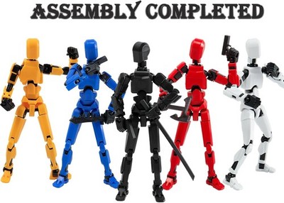 T13 Action Figure, Titan 13 Action Figure, 3D Printed Action, Robot Action Figur
