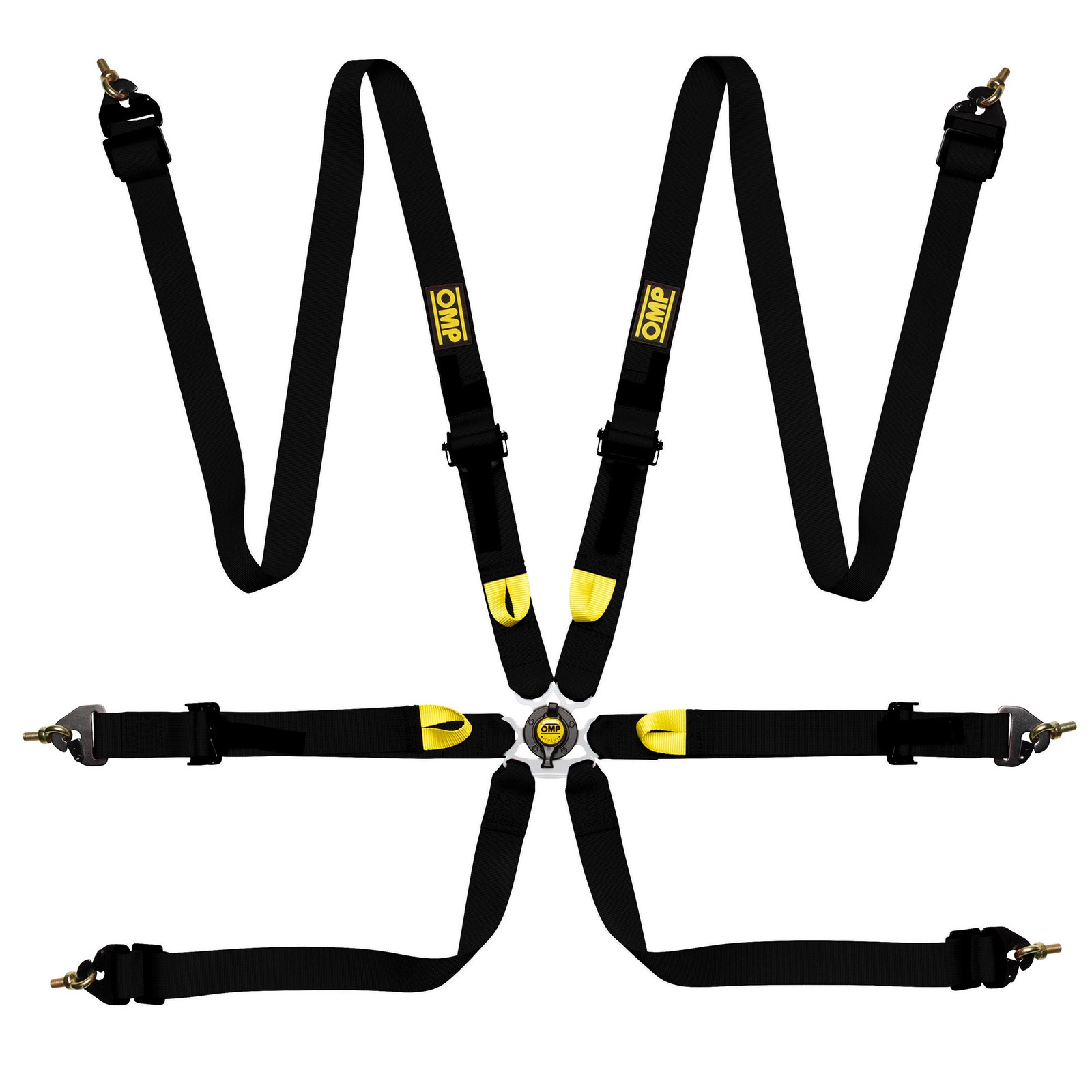 OMP First 2” Saloon Motorsport Harness Black, FIA 8853-2016 Approv. (Race/Rally)