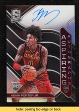 2019-20 Panini Spectra Aspiring Auto 2/49 Kevin Porter Jr #AA-KPJ Auto READ 3d3