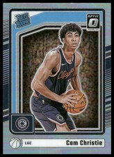 2024-25 Donruss Optic #284 Cam Christie RC Rookie Holo Los Angeles Clippers