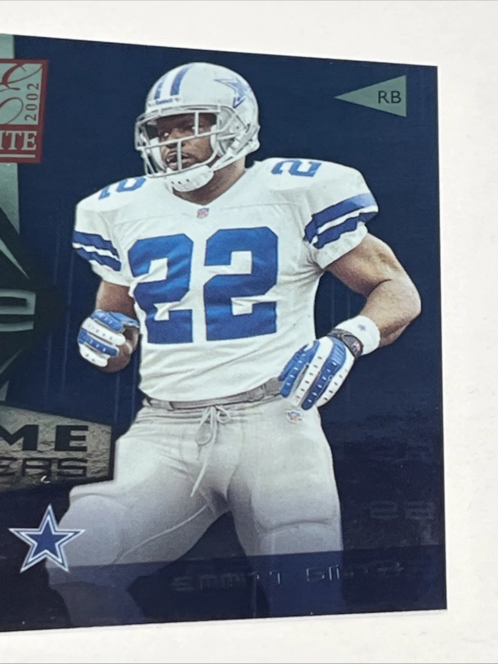 Emmitt Smith/Duce Staley #PN5 Serial # 558/1600 Donruss Elite Prime Numbers 2002 - Image 3 of 4