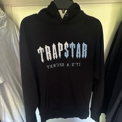 Trapstar Black Pullover Hoodie Logo print
