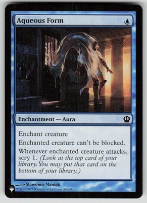 Aqueous Form Common The List Reprints 39/249 MTG Near Mint 2020