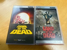 Sony PSP Land and Dawn of the Dead UMD George Romero - Near Mint -2 movie Lot