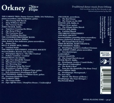 VARIOUS ARTISTS - ORKNEY: TRADITIONAL DANCE MUSIC FROM ORKNEY NEW CD