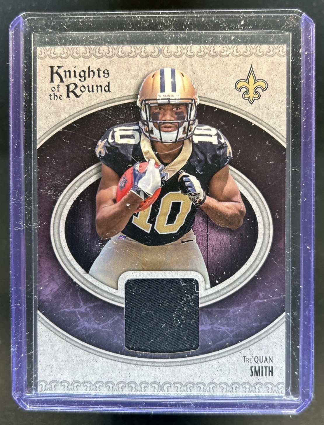 Tre'Quan Smith Panini Knights of the Round Rookie Memorabilia #KRTS Base