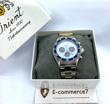 Orient Mako RN-TX0210L 75th Anniversary Solar Men Watch Made in Japan New