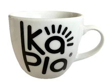 Ikaria Greece coffee cup white  Demitasse And Saucer Espresso Souvenir