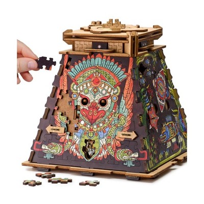 iDventure Cluepuzzle Pyramid of The Sun | Wooden 3D Puzzle & Escape... Fast Ship