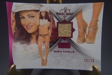 2013 Bench Warmer Gold Edition Shoe Memorabilia Maria Kanellis Pink Foil 22/25