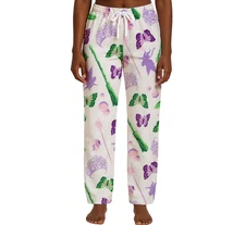 Womens Wicked Pajama Pants Sleep Fleece S M L XL XXL 1X 2X 3X Elphaba Glinda NWT