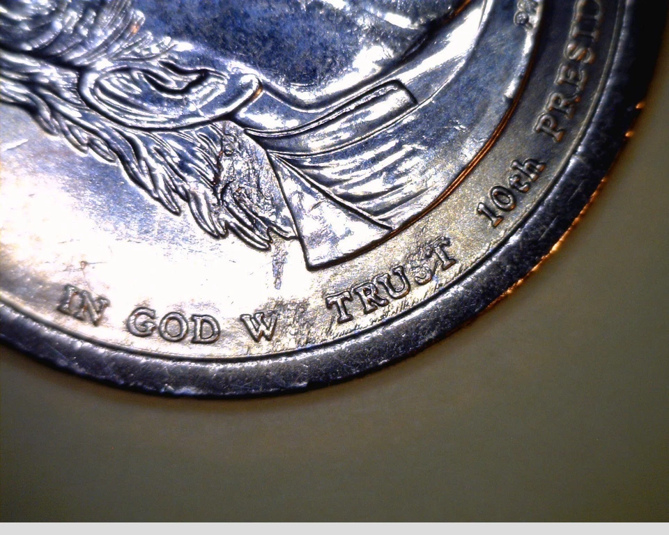 2009-P John Tyler Missing "E", In God we Trust (US-4188) - Image 3 of 3