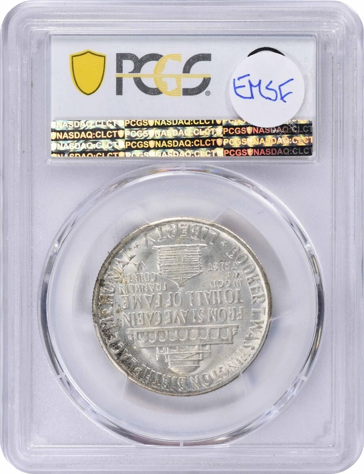 1950-S Booker T. Washington Commemorative Half MS67 PCGS Mint State 66 - Image 2 of 2