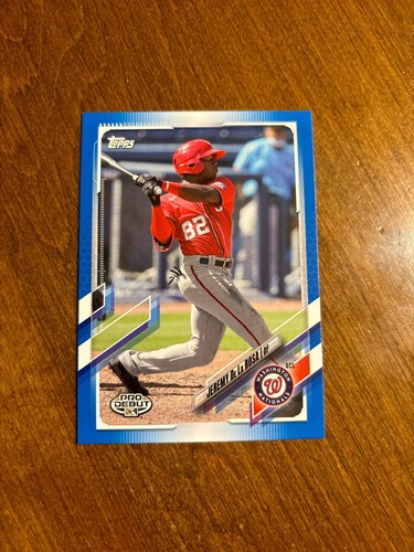Jeremy De La Rosa 2021 Topps Pro Debut Blue PD-97 Washington Nationals /150