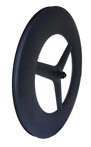 DFS 120mm Carbon Tri-Spokes Wheel Road Track TT Bicycle Wheels 36T hub 700C bike - Picture 9 of 9