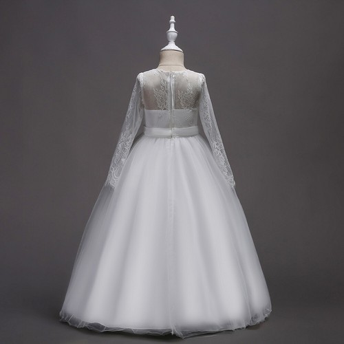 Wedding Party Flower Girls Long Dress Bridesmaid Pageant Christmas Evening Gown - Picture 116 of 228