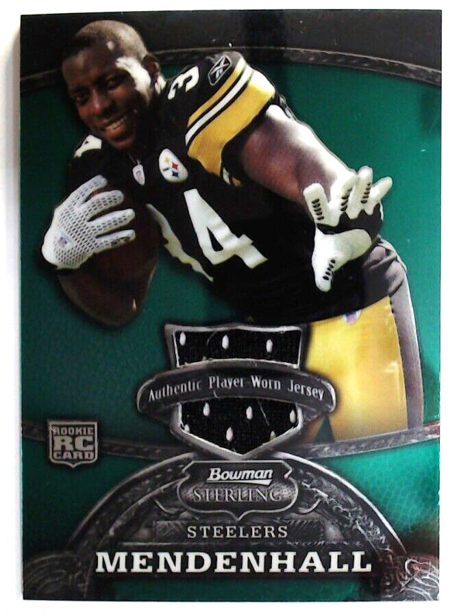 Rashard Mendenhall Bowman Sterling #152 Jersey-Green