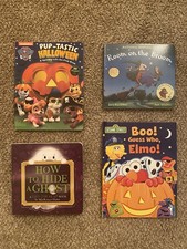 Lot of Four Childen's Halloween Books, Free Shipping