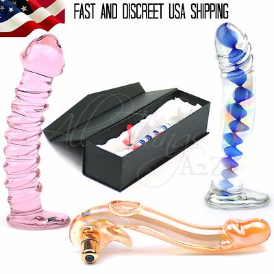 Premium Glass-Dildo G-Spot Waterproof Huge Vibrator Adult Sex-Toy-for-Women  Men | eBay
