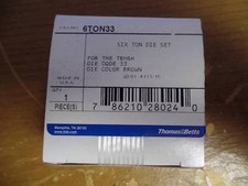 THOMAS & BETTS 6TON33 Die Set 6-Ton Crimping Die Code 33 Brown FOR TB5MH