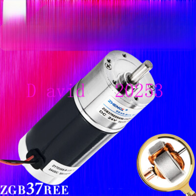 ZGB37REE 12V DC reducer motor Large torque can reverse speed control low noise